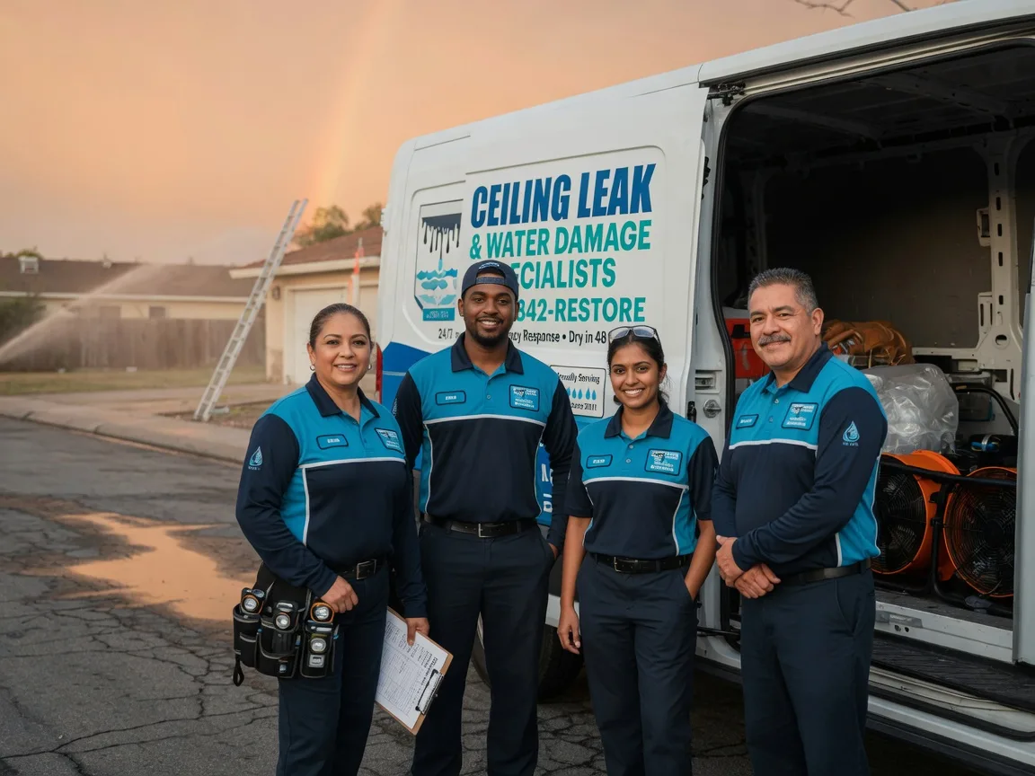 Ceiling Leak Cleanup company in Edmore, MI